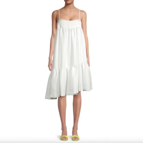 New! BLACK HALO Dixie Tiered Crepe Dress‎ - Picture 2 of 12